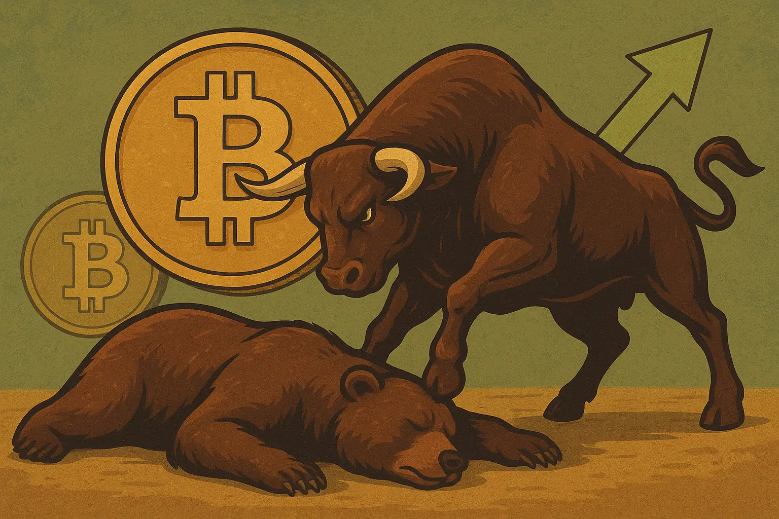Los Osos Cayeron: Bitcoin da la señal a los trader retail