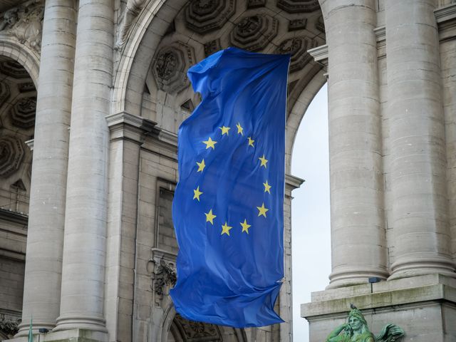 El primer ministro de Canadá, Mark Carney, hablando en el Parlamento Europeo.